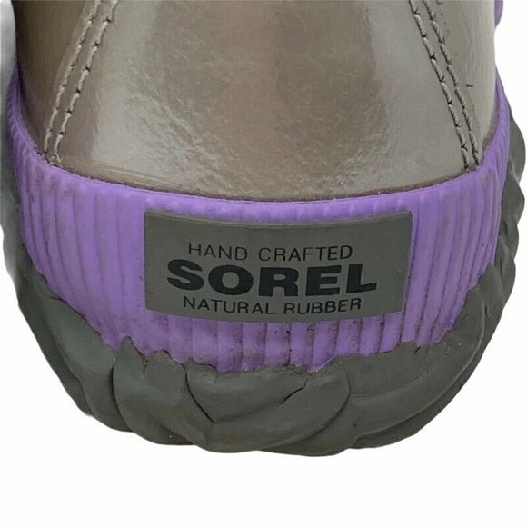 Sorel Out N About Ankle Duck Boots Metallic 5 - Picture 8 of 9